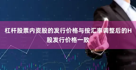 杠杆股票内资股的发行价格与按汇率调整后的H股发行价格一致